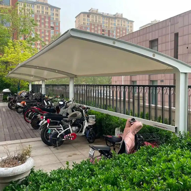 白城膜结构电动车棚